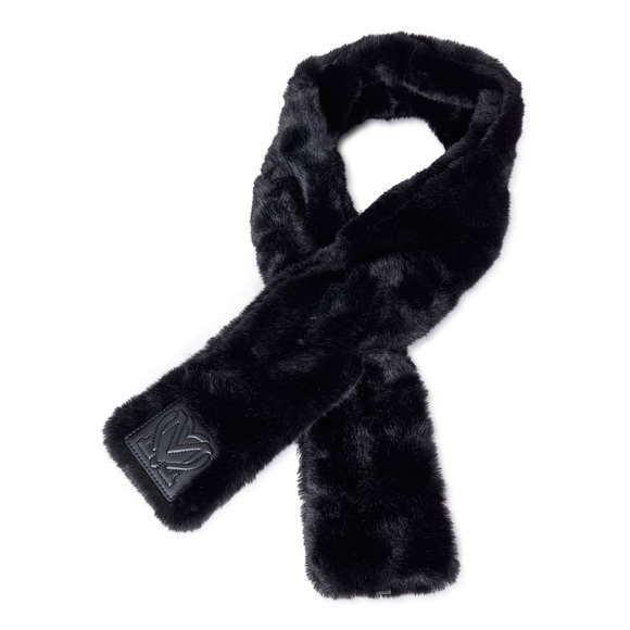 Love Moschino Accessories - Love Moschino Faux Fur Scarf - Black - NWOT